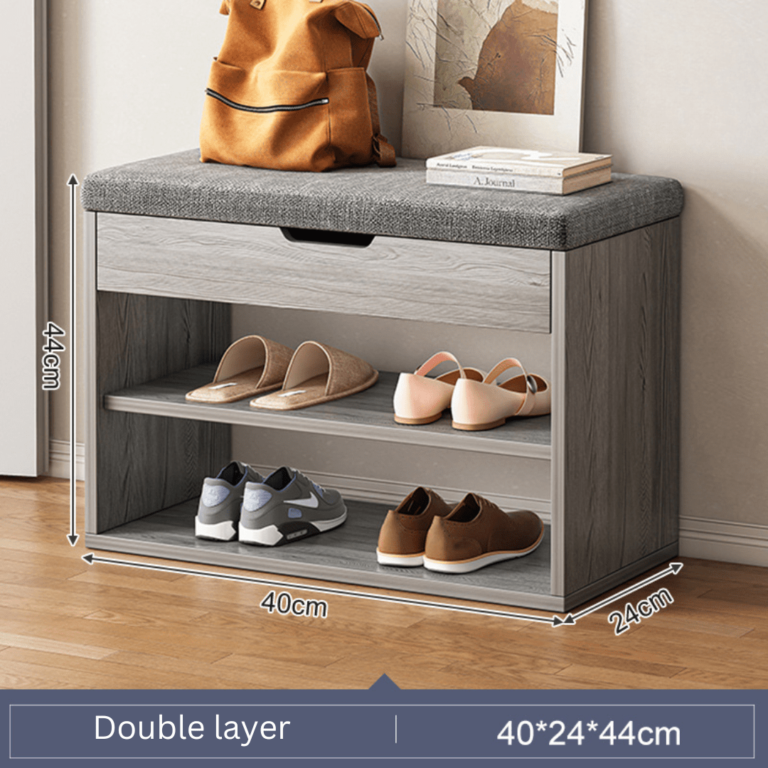 Shoe Rack With Lift Up Bench Top