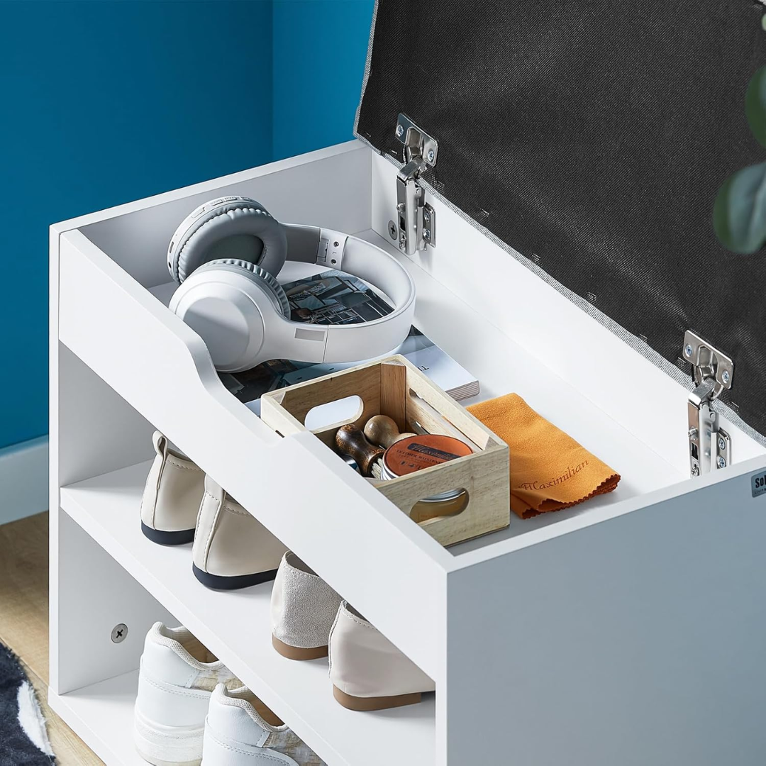 Shoe Rack With Lift Up Bench Top