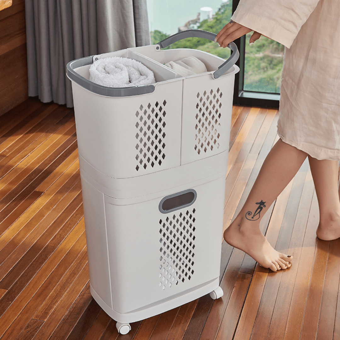 Modern Easy-Access Laundry Rack