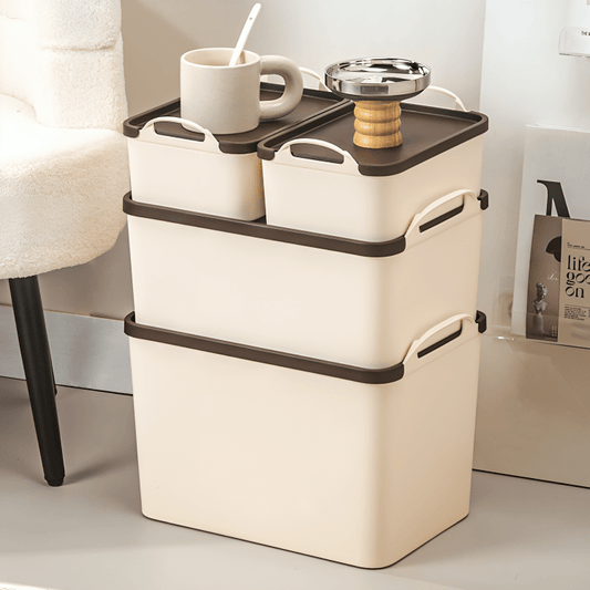 Retro Charm Stackable Storage Boxes