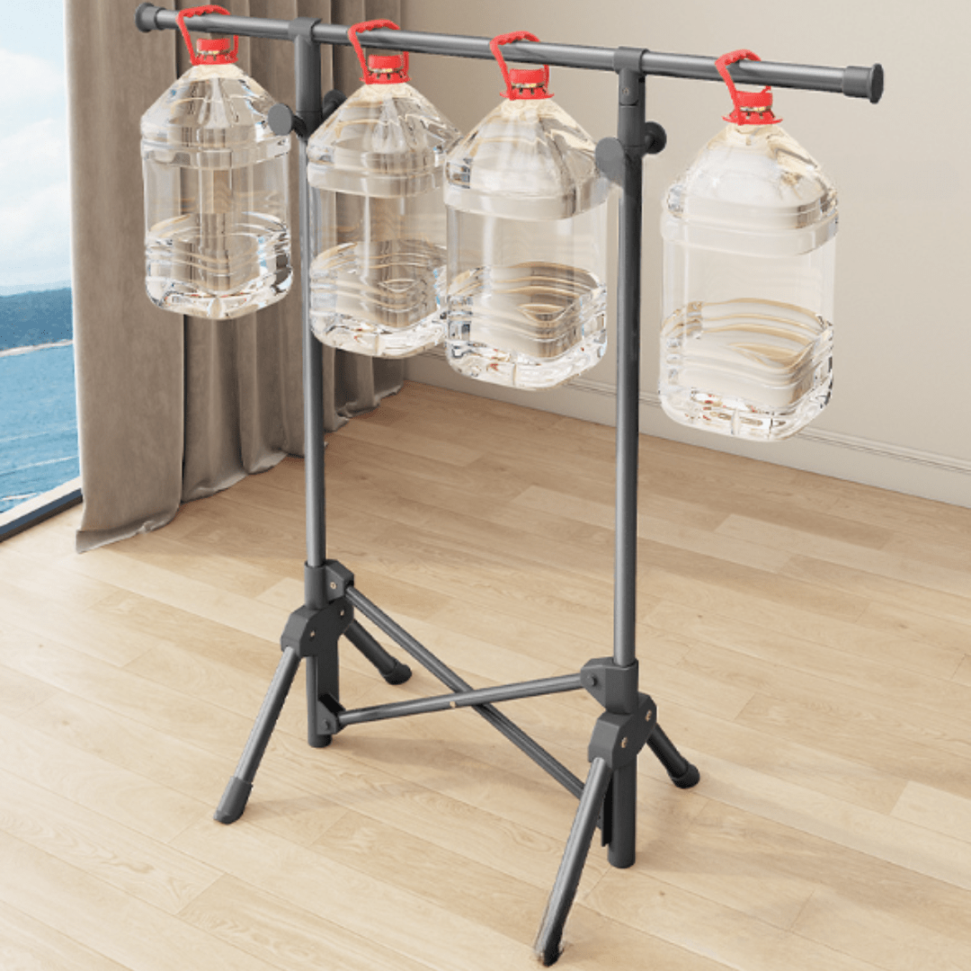 Slim Pole Foldable Clothes Hanger
