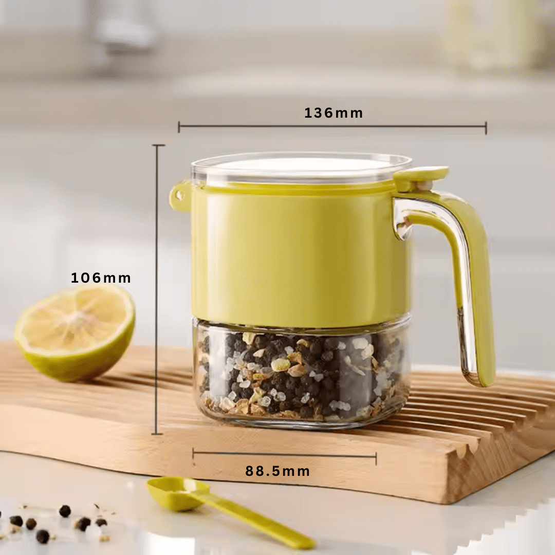 Moisture-Proof Container With Lid and Handle
