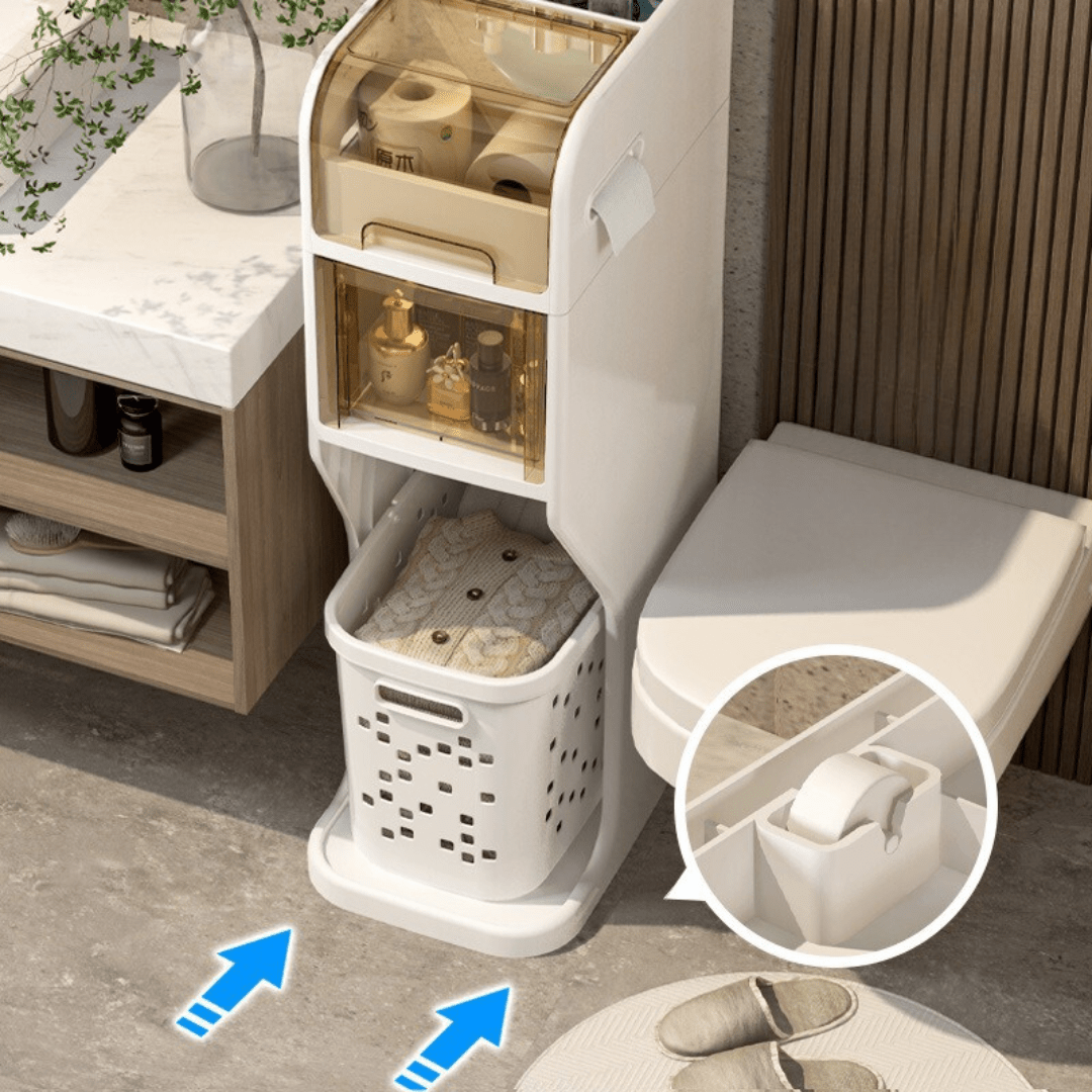 Slim Stack Multi-Layer Storage Cabinet