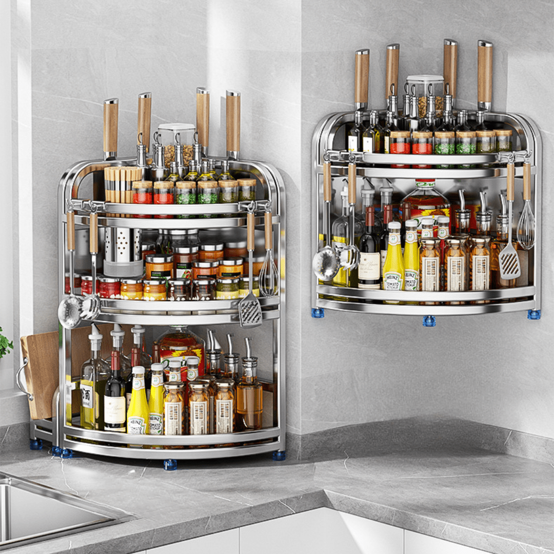Corner Fit Kitchen Storage Organizer
