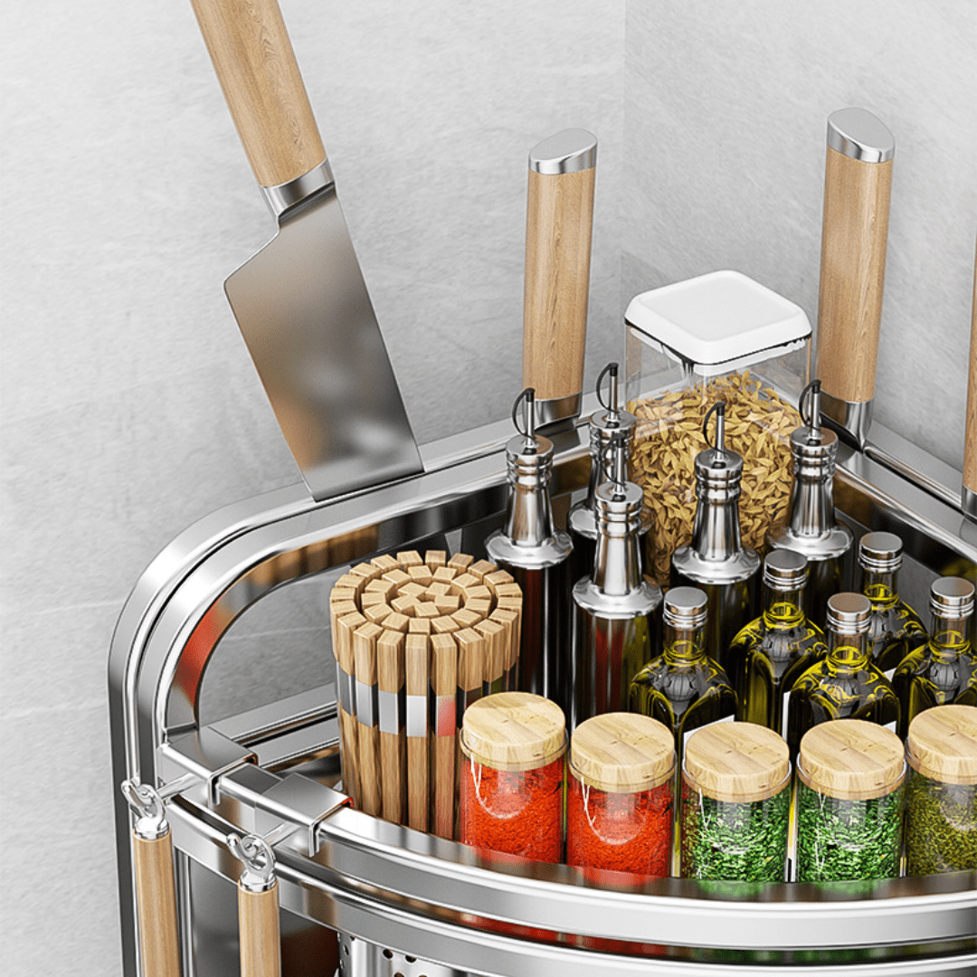 Corner Fit Kitchen Storage Organizer