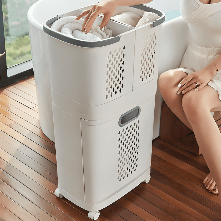 Modern Easy-Access Laundry Rack