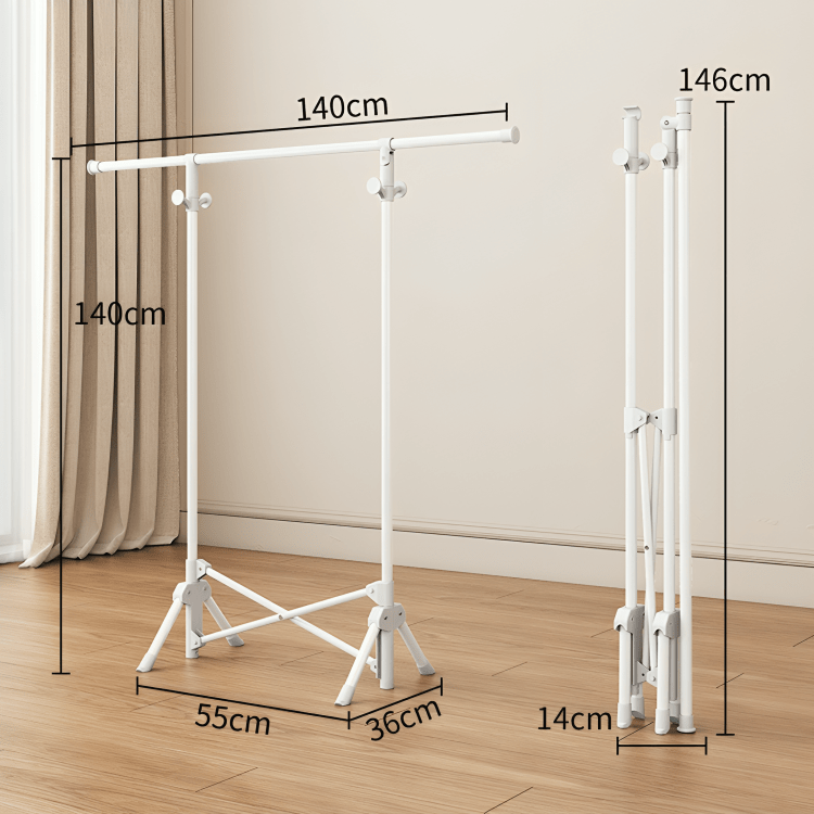 Carbon Steel Rotating Laundry Drying Stand