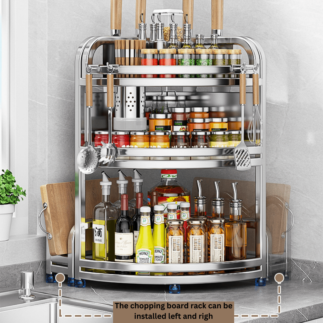 Corner Fit Kitchen Storage Organizer