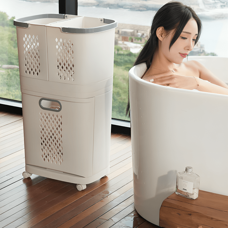 Modern Easy-Access Laundry Rack