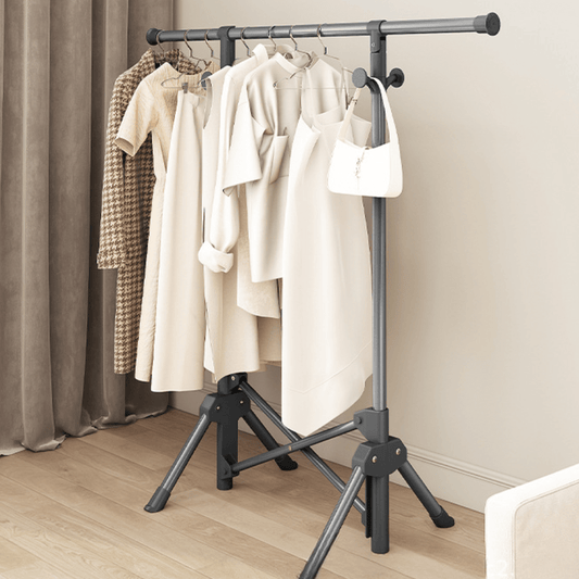 Slim Pole Foldable Clothes Hanger