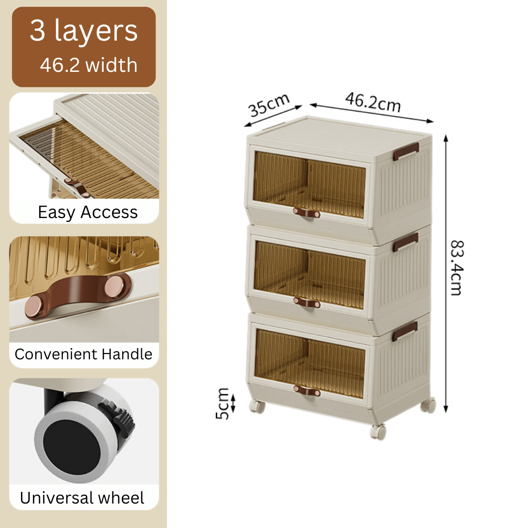 Flexi Movable Shelf Storage Cabinet