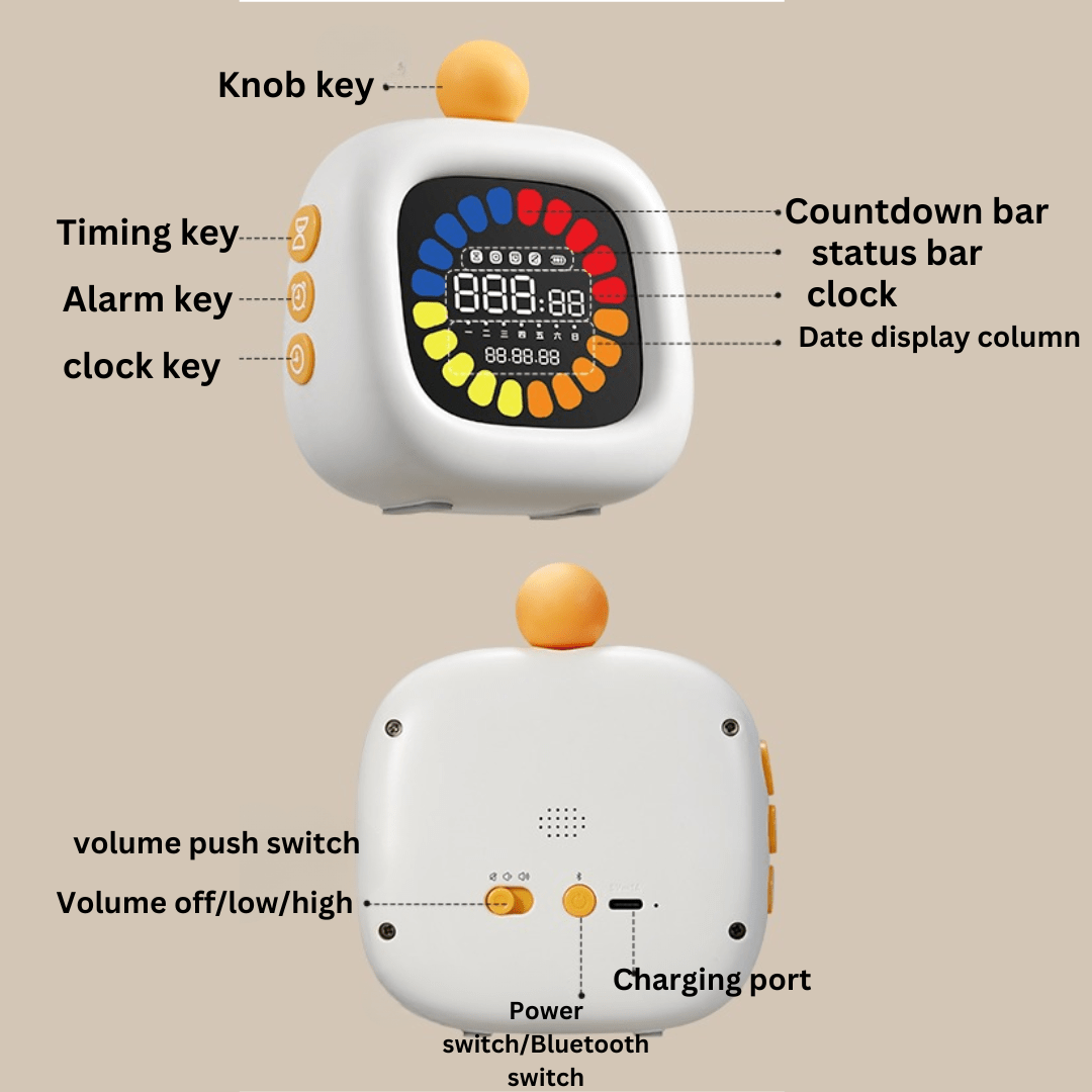 Smart Glow Time Manager Alarm Clock