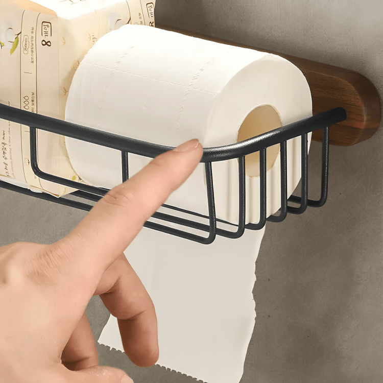Rustic Ease Wall-Mounted Paper Towel Rack