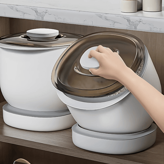 Rotatable Moisture-Proof Rice Bucket