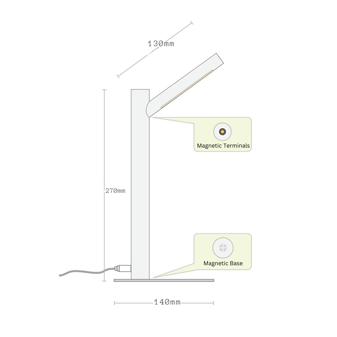 Eco Lite Solid Wood Lamp
