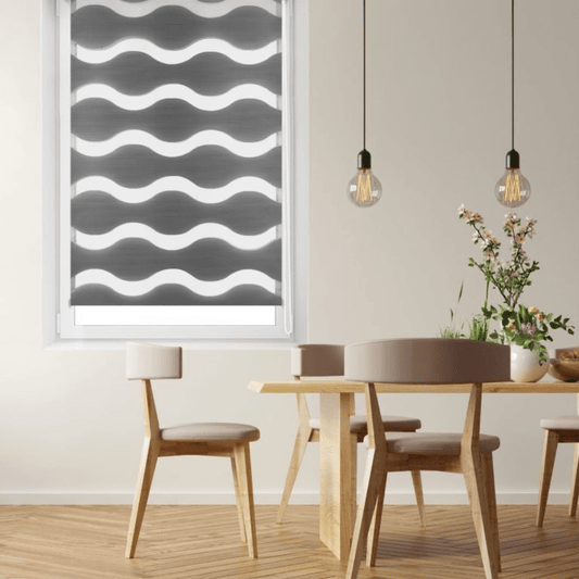 Double Wave Flex Adjustable  Curtains