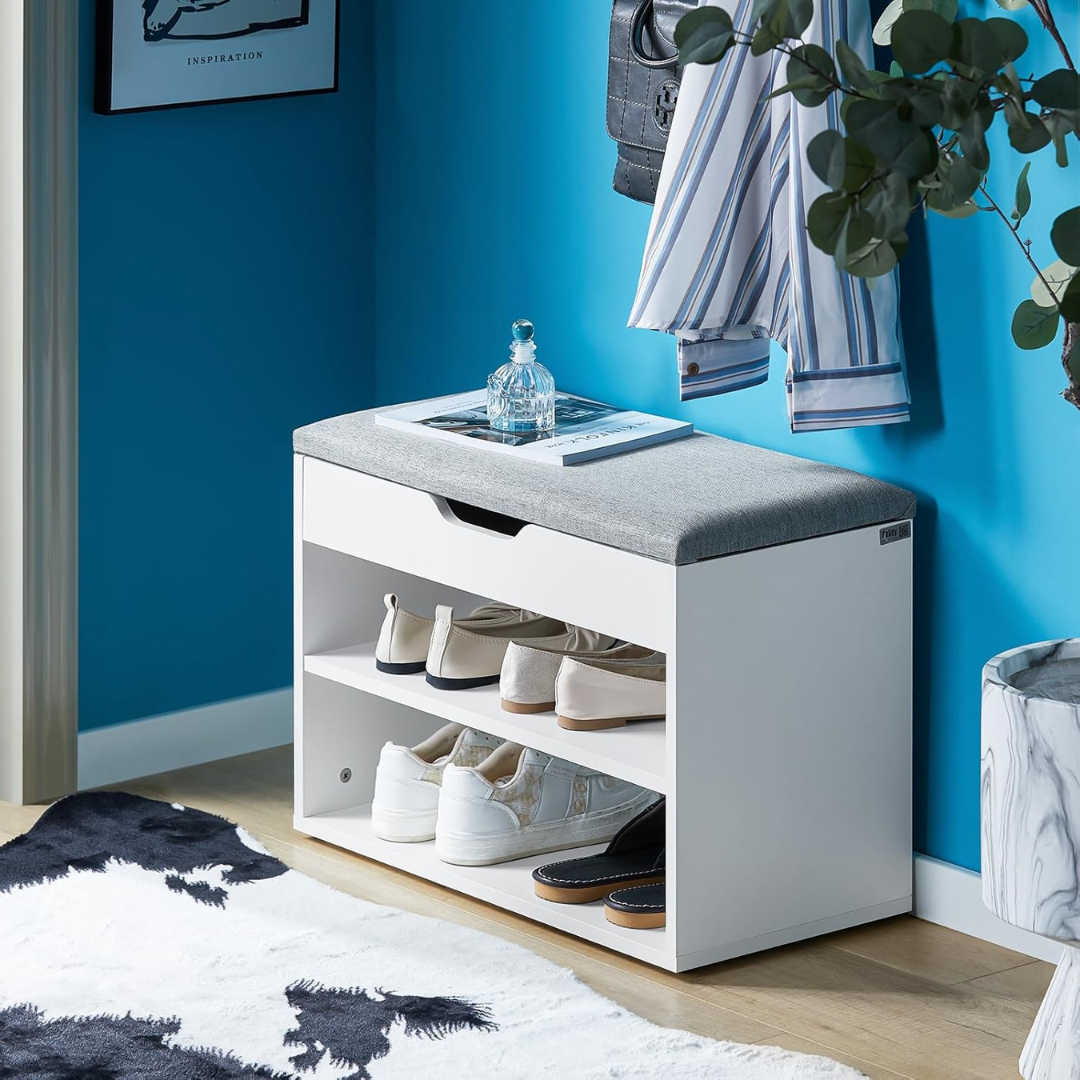 Shoe Rack With Lift Up Bench Top