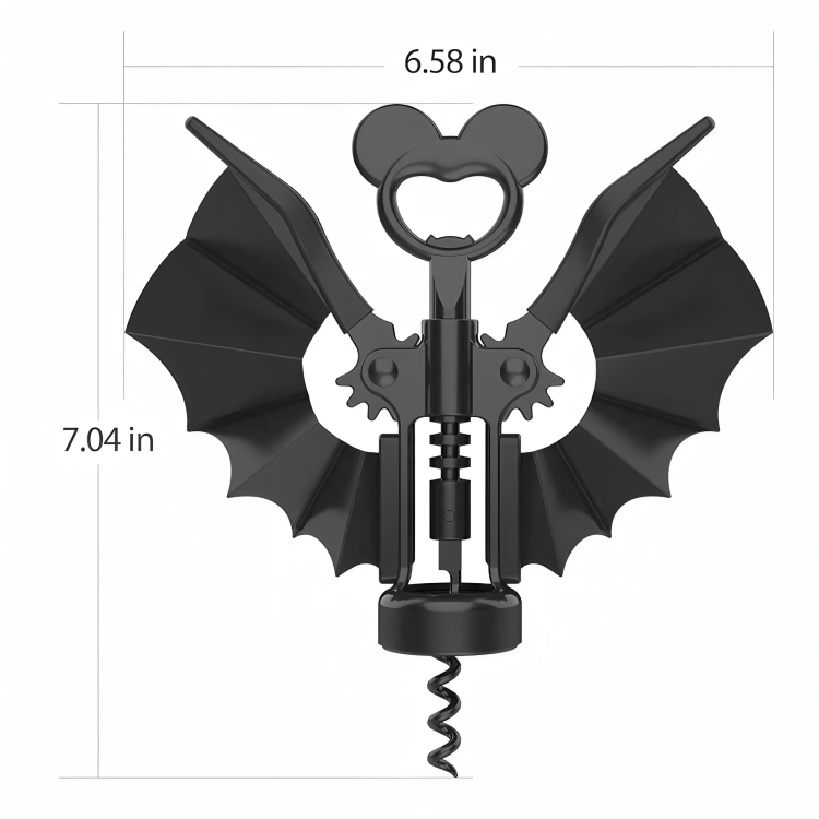 2 in 1 Bat Wine and Bottle Opener