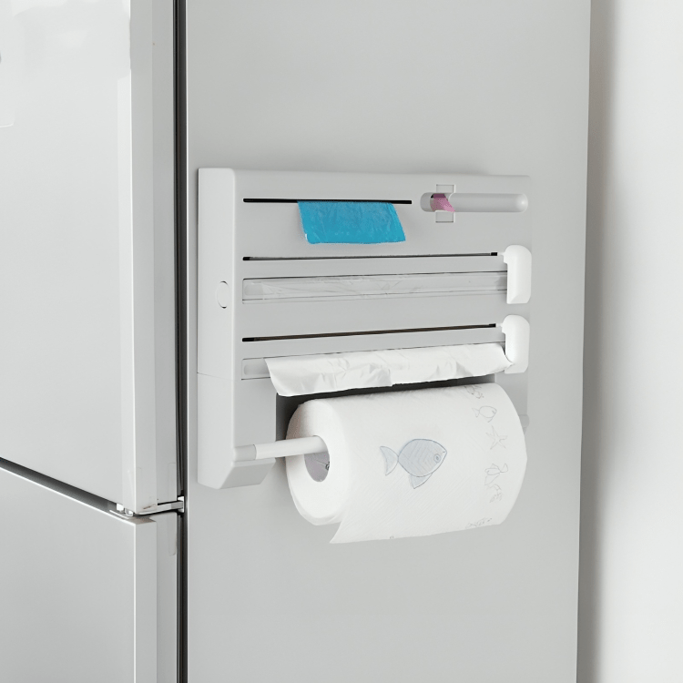 Multi-Function Paper Towel & Wrap Dispenser
